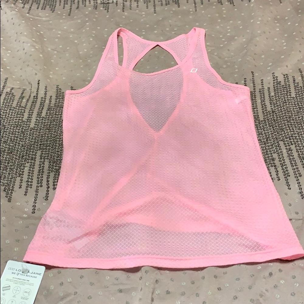 NWT pink Lorna Jane Infinity Tank L